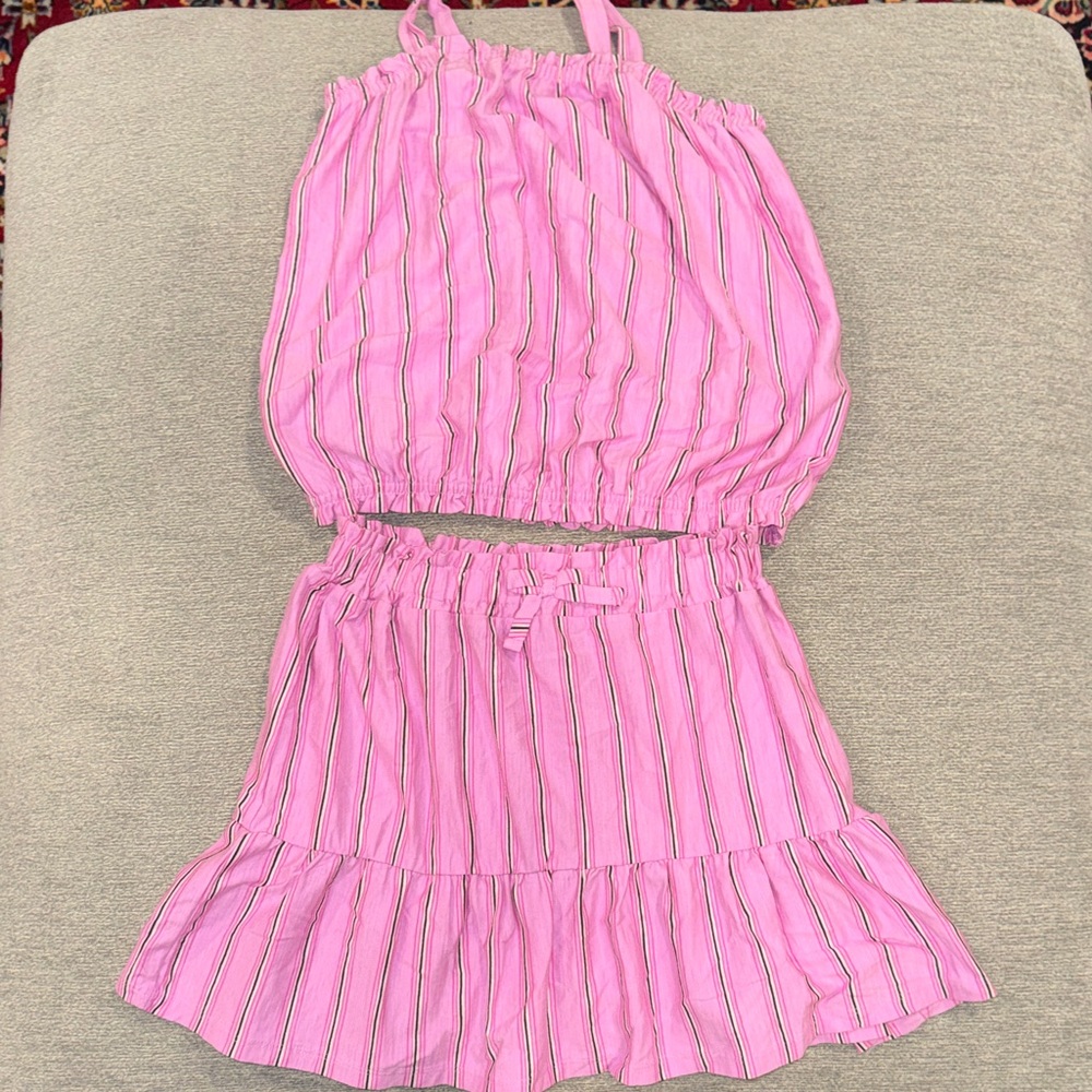 Carter's Pink Striped Outfit